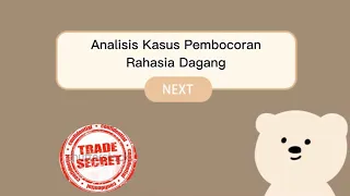 Analisis Kasus Rahasia Dagang