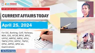 25  April 2024 Current Affairs by GK Today | GKTODAY Current Affairs - 2024 March