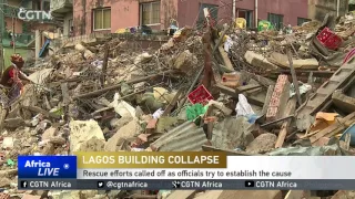 Rescue efforts called off as officials probe cause of Lagos building collapse