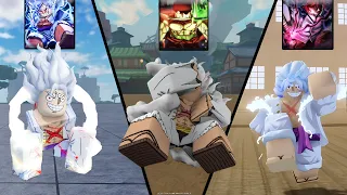 Comparing GEAR 5 LUFFY In Every ROBLOX Anime Game