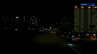 ASMR Highway Driving at Night(No Talking, No Music) - Daejeon to Seoul, Korea