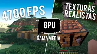 GPU de GAMA MEDIA ALCANZÓ 4700 FPS en MINECRAFT! XD | GTX 1660 con Texturas y Shaders Realistas
