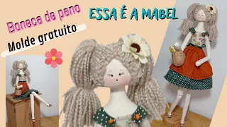 COMO FAZER  boneca de pano essa é a  Mabel