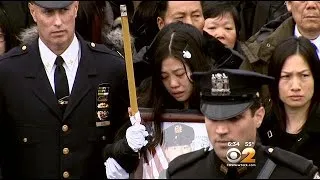 Thousands Mourn At Funeral For NYPD Officer Wenjian Liu