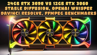 RTX 3090 Ti vs RTX 3060 Ultimate Showdown for Stable Diffusion, ML, AI & Video Rendering Performance