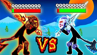 Final Boss Griffon LAVA Vs Griffon ICE - Stick War Legacy