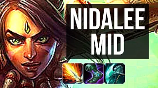 NIDALEE vs FIZZ (MID) | Quadra, 68% winrate, 6 solo kills, Dominating | BR Diamond | v10.23