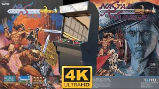 Rastan Saga 2/Nastar Warrior| ARCADE |4K60ᶠᵖˢ UHD🔴| Longplay Walkthrough Playthrough Full Movie Game