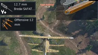 Surprisingly viable Tank Remover at low tier🛩️ CR.42