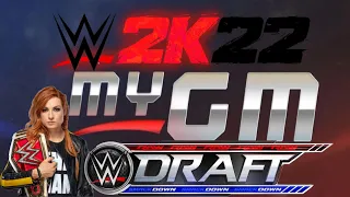 WWE 2K22 My GM Mode: Draft Day (On Hard Mode)