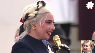 Lady Gaga поёт на инаугурации Байдена