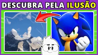 😵 Adivinhe os PERSONAGEM Pela Ilusão de ÓTICA | Teste de Visão | #buuquiz #quiz