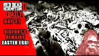 Red Dead DAILY # 31 : Bigfoot Remains!! Red Dead Redemption 2 Easter Eggs