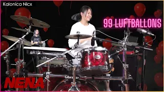 99 Luftballons / 99 Red Balloons - NENA [ cover ] Drum & Percussion by KALONICA NICX