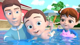 Swimming Song - Baby Learning New Skills | Pat a Cake +more Kids Songs & Nursery Rhymes