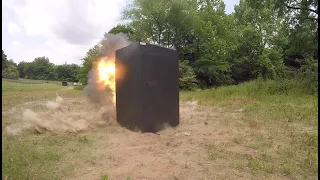 A Cannon Safe Explosives Test