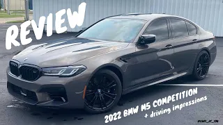 2022 BMW M5 COMPETITION REVIEW -- BENCHMARK OF PERFORMANCE SEDAN !