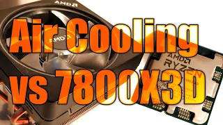 The 7800X3D is a really COOL CPU