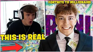 CLIX Gets EMOTIONAL Reacting to His Journey: 'Middle School Dropout to Fortnite Millionaire'!