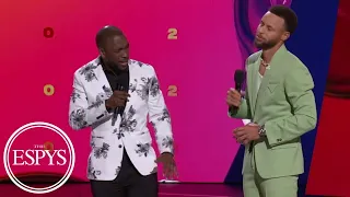 Jay Pharoah serenades Steph Curry who ‘finally made it’ 🤣 | 2022 ESPYS