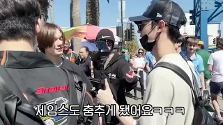 [Trainee A] JJ and JAMES freestyle at Santa Monica Beach