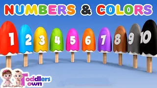 Number Song | Learn Numbers with Number Ice Cream Popsicles Song | Colors & Numbers Songs for Kids