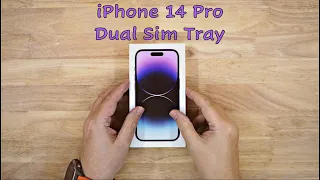 iPhone 14 Pro Dual Sim Tray unboxing