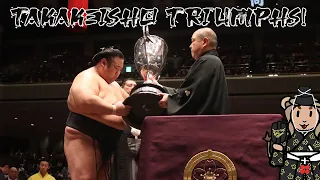 Takakeisho Triumphs over the competition with his 12-3 Yusho at Hatsu '23! All 15 days' matches!