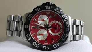 RELÓGIO TAG HEUER CAH1112 MÁQUINA G10.711 ETA - REVISÃO TROCA DE BUBINAS - AJUSTE DO CRONÓGRAFO E HS