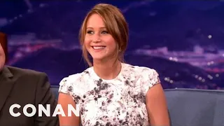 Jennifer Lawrence's Big Break Was As A Mascot On "Monk" | CONAN on TBS