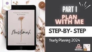 Plan with me | Step by Step | 2024 Yearly Planning