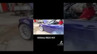 600hp RB25 m3#shorts #subscribe #drift #fullsend