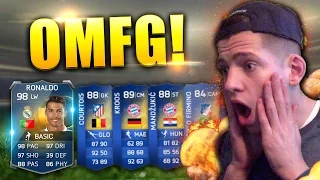 OMFG TOTS RONALDO & MESSI IN A PACK! - BEST FIFA TOTS PACK OPENINGS!!!!