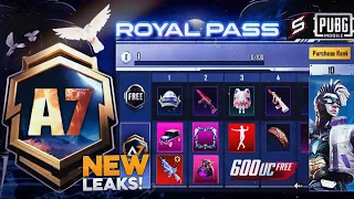 A7 ROYAL PASS 3D REWARDS // 1 TO 100 RP REWARDS / ACE 7 ROYAL PASS LEAKS ( A7 ROYAL PASS PUBG MOBILE