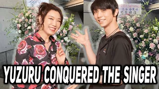 The Gorgeous Bouquet of Yuzuru Hanyu Blessed the Japanese Singer Yumi Matsutoya