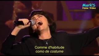 Mireille Mathieu.  Comme d'habitude (legenda em português)