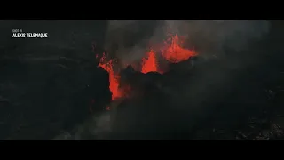 SUNDHNJUKAGIGAR VOLCANO ICELAND - FEBRUARY 8, 2024