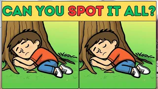 【Find & Spot the Difference】Only GENIUSES can find all Differences | Visual Workout