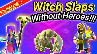 Best Th9 Witch Slap Attack Strategy Without Heroes | Best Th9 War Attack Strategy | Clash Of Clan
