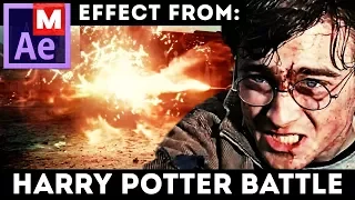 Harry Potter Final Battle - Deathly Hallows - Trapcode Particular: After Effects Tutorial