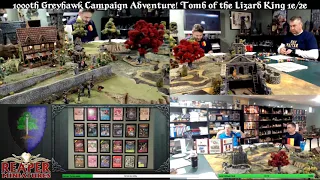 1000th Adventure in our 43+ Year Greyhawk Campaign! Tomb of the Lizard King! 1e/2e