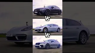 Mercedes gt63s vs Porsche Panamera turbo s vs BMW m5 #dragrace  #racing #bmw #porsche #mercedes