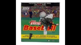 2024 Topps Heritage Baseball Mega Box (Wal-Mart) - RIP - REVIEW & Evaluation!