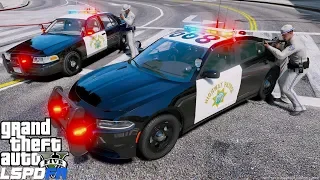GTA 5 LSPDFR Police Patrol #694 2019 CHP Charger - California Highway Patrol Felony Traffic Stop