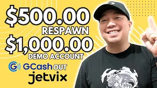 Kumita Ng Pera Online Sa GCASH Gamit Ang JETVIX | Double Money On First Deposit | Upto $500 Respawn