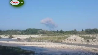 2 августа в с  Приморское Гудаутского района произошел взрыв на складе боеприпасов
