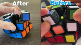 How to set up a Rubik’s cube(5 step）⭐️
