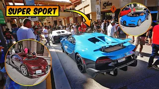 3 BUGATTIS NO ROLÊ E CHEGOU UM MAIS CARO: CHIRON SUPER SPORT