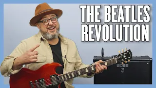 The Beatles Revolution Guitar Lesson + Tutorial