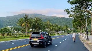 🚴 Da Nang Beach ● VIETNAM ● Bike Ride Along Da Nang Beachside 【🇻🇳 4K】